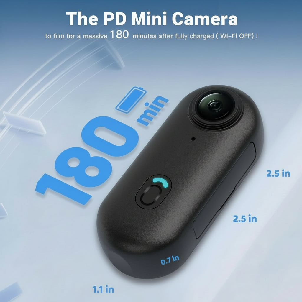 PD 4K Mini Body Camera